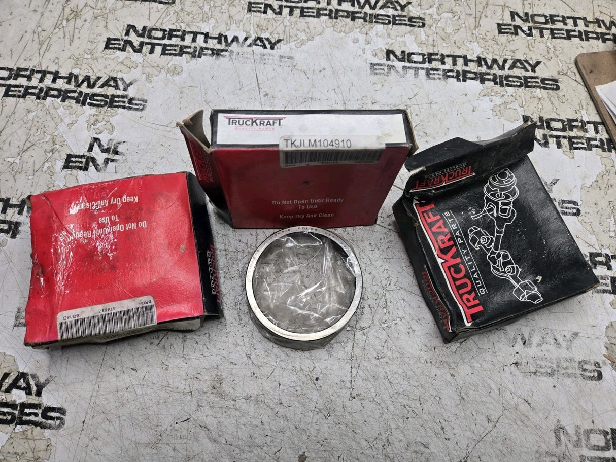 SET OF 3PC TKJLM 104910 TRUCKRAFT BEARING RACE TKJLM104910