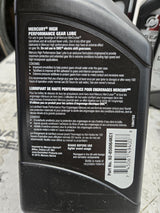 1 CASE OF 6 (1 LITER JUGS) MERCURY HIGH PERFORMANCE GEAR LUBE 92-858064KC1