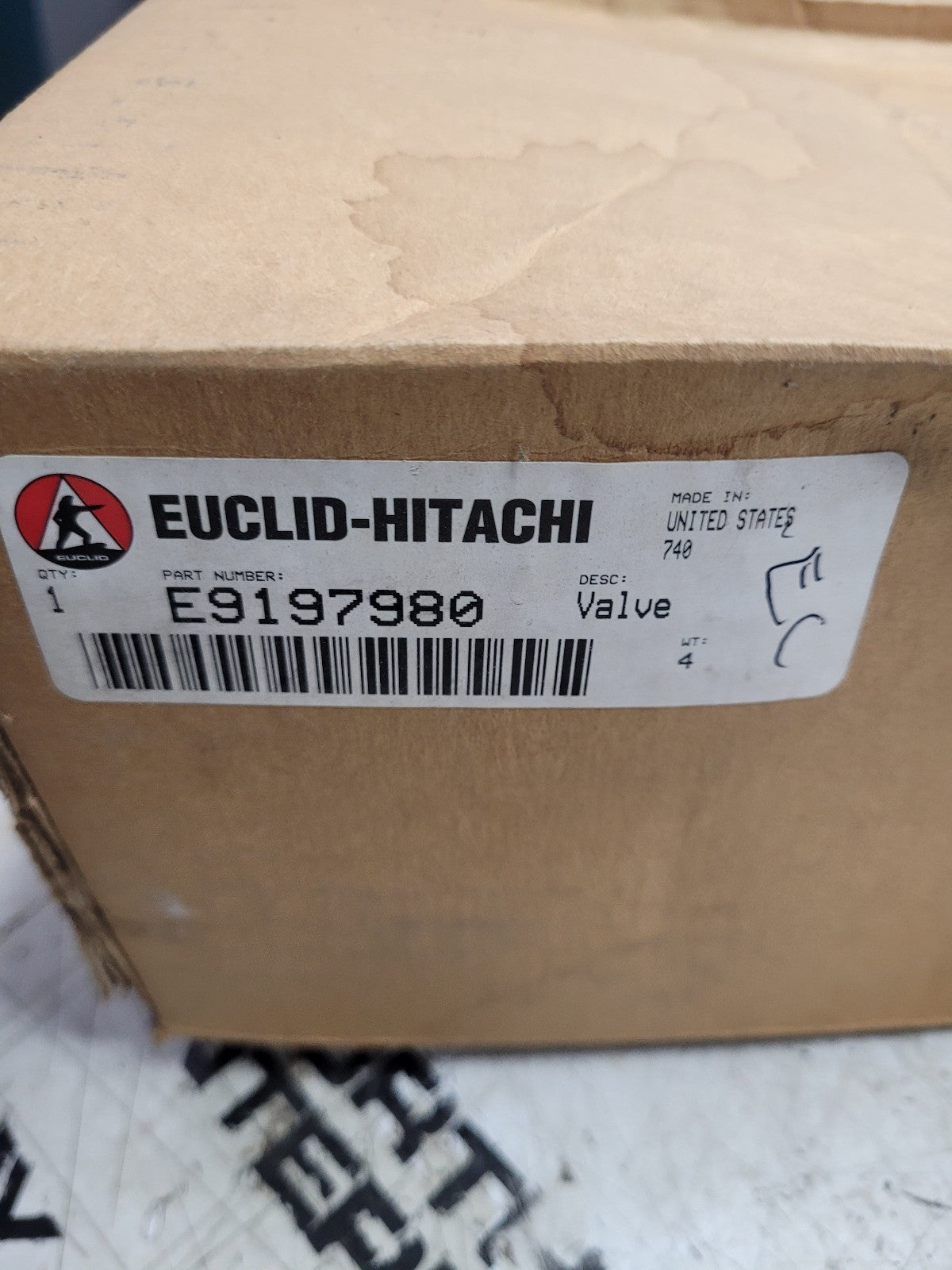 NEW E9197980 9197980 E-2 Foot Brake Valve