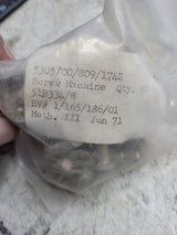 NEW OLD STOCK LOT OF 50 SCREWS  5305-00-809-1742 51B334-8