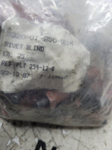 NEW OLD STOCK LOT OF 50PC 5320-01-250-5014 / PLT254-12-8 RIVET