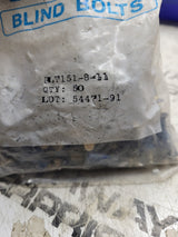 NEW OLD STOCK LOT OF 200 PC RIVETS - PLT151-8-11 / 5320-00-534-0940
