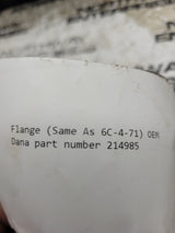 Dana 214985 Spicer Off Highway FLANGE