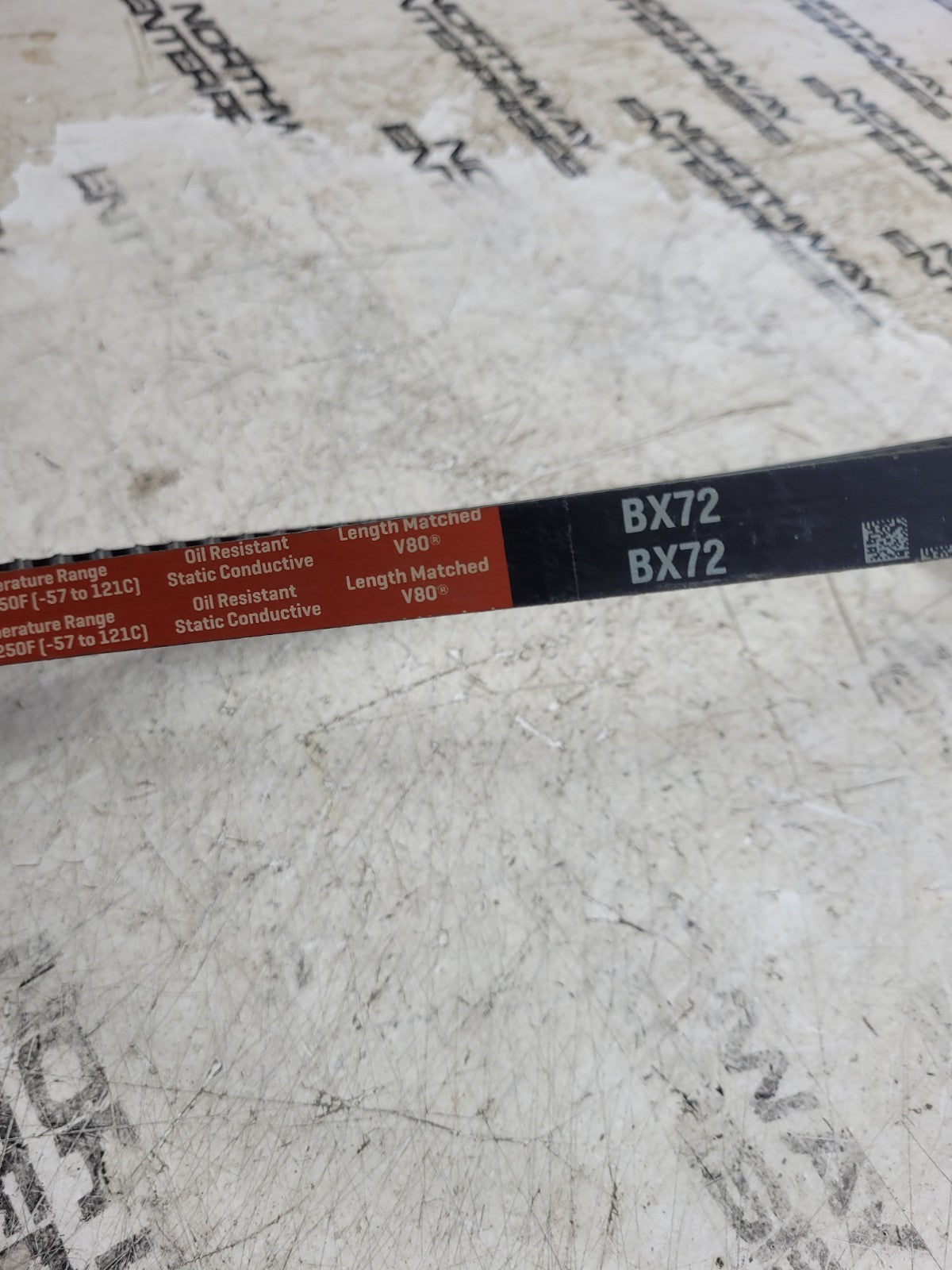 GATES BX72  75" x 21/32" BX Cogged V Belt