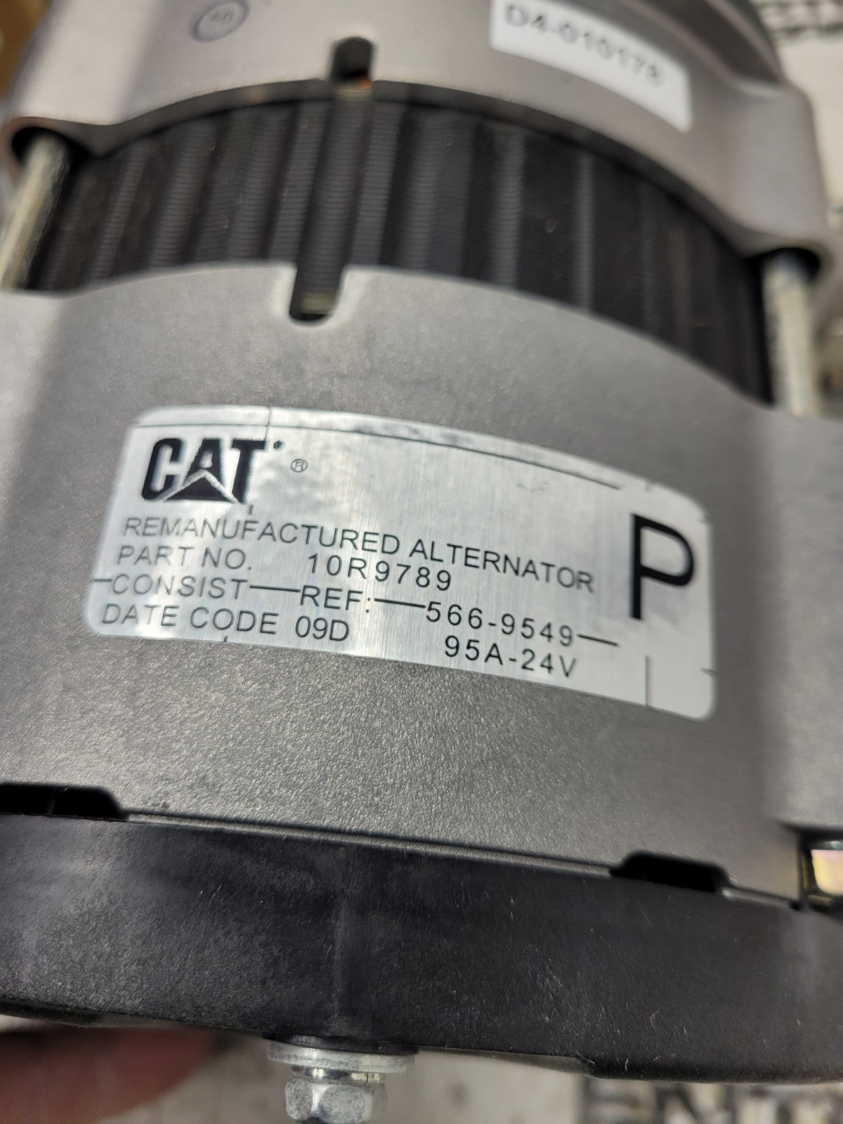 NEW CAT 10R-9789 CATERPILLAR ALTERNATOR 10R9789  (24 Volt-95 Amp)
