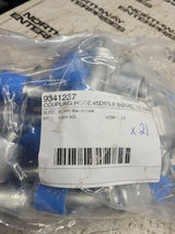 21PC LOT - 328-9093 3289093 #8 FORS X #8 BARB 45° ORFS – 45 Degree Female S