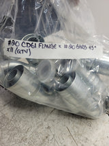 11PC LOT -  221-0503 2210503 #20 CD 61 FLANGE X #20 45° 45 Degree Code 61
