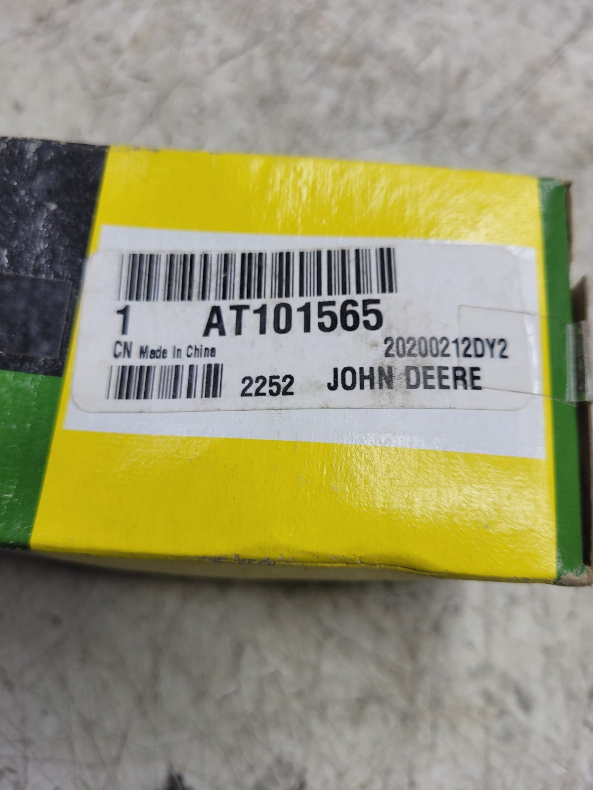 JOHN DEERE AT101565 IN LINE FUEL FILTER
