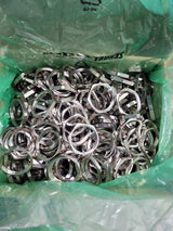 NEW 1 BOX OF 250PC - 100NPTLN5 APPLETON 1" INCH BRASS / NICKEL PLATED LOCKNUT