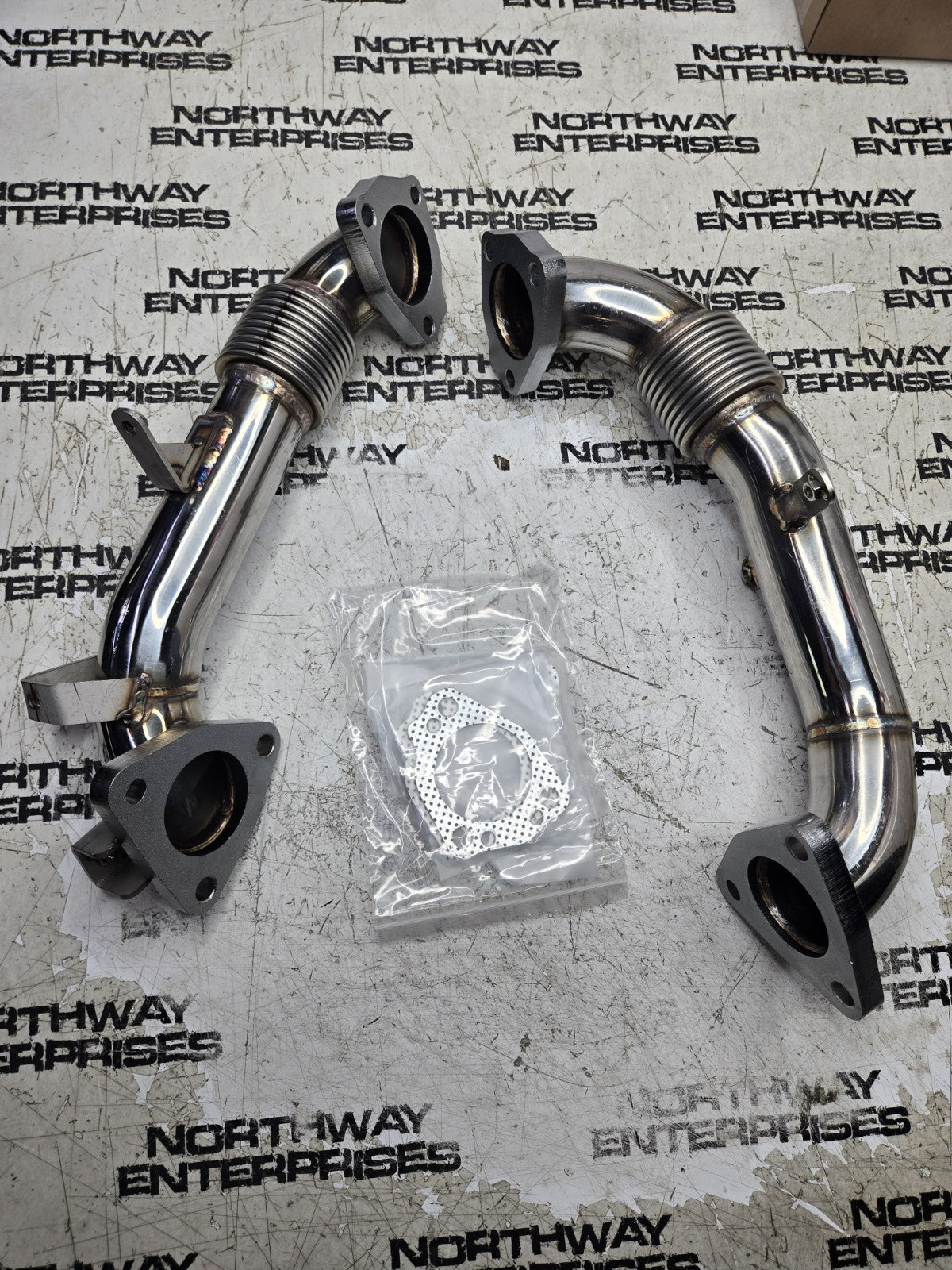 GM Duramax  UP-PIPES 6.6L L5P - Stainless Steel Up-Pipes (2017-2024)