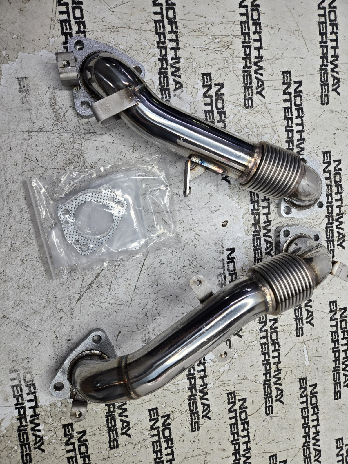 GM Duramax  UP-PIPES 6.6L L5P - Stainless Steel Up-Pipes (2017-2024)