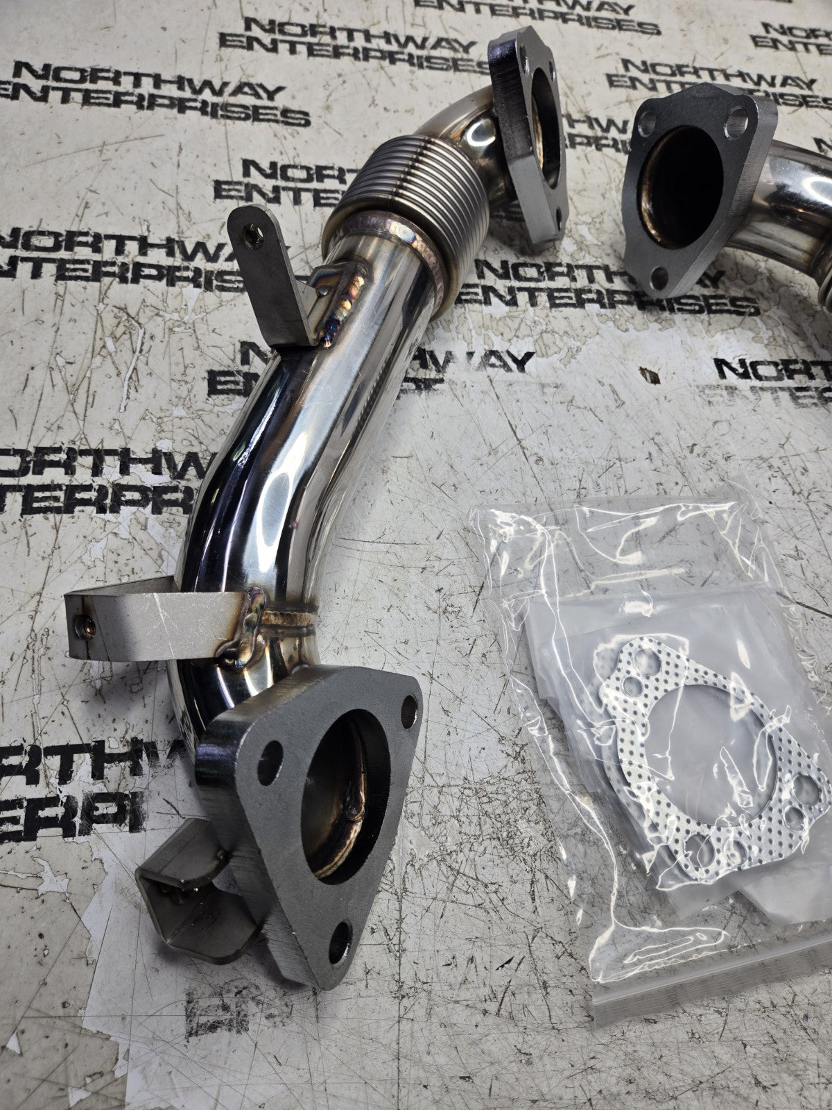 GM Duramax  UP-PIPES 6.6L L5P - Stainless Steel Up-Pipes (2017-2024)