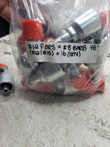16pC LOT -  328-9113 3289113  #12 FORS X #8 BARB 45°   Hydraulic Fitting