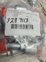 16pC LOT -  328-9113 3289113  #12 FORS X #8 BARB 45°   Hydraulic Fitting