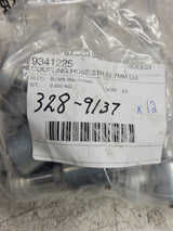 12PC LOT -  328-9137 3289137 #8 CD 61 FLANGE X #8 BARB ST Hydraulic Fitting