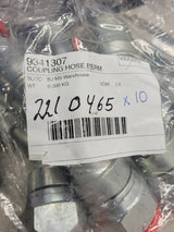10PC LOT -  221-0465 2210465 #20 FJ1C X #20 BARB 45° Swivel Fitting Hydraulic