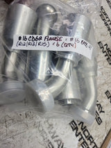 6PC LOT - 498-8399 4988399 #16 CD60 FLANGE #16 BARB 45 Hydraulic Fitting