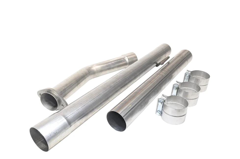 Ford DPSS-FOR-18, Powerstroke 3.0L - Cat & DPF Delete Pipe For Years (2018-2020)